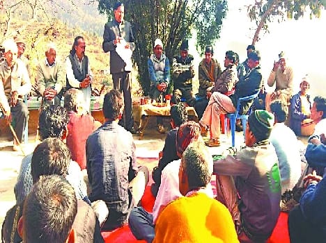 MLA Das had first reached the village 